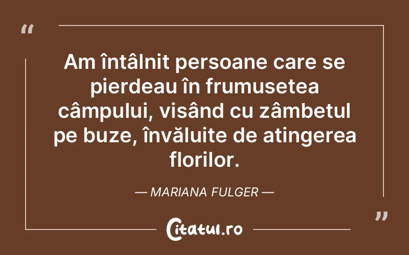 Citat Mariana Fulger - citate motivationale