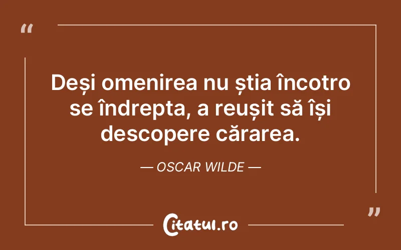 Citat Oscar Wilde - citate motivationale