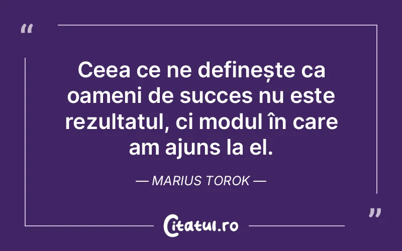Citat Marius Torok - citate motivationale