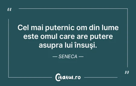 Cel mai puternic om din lume este omul c...