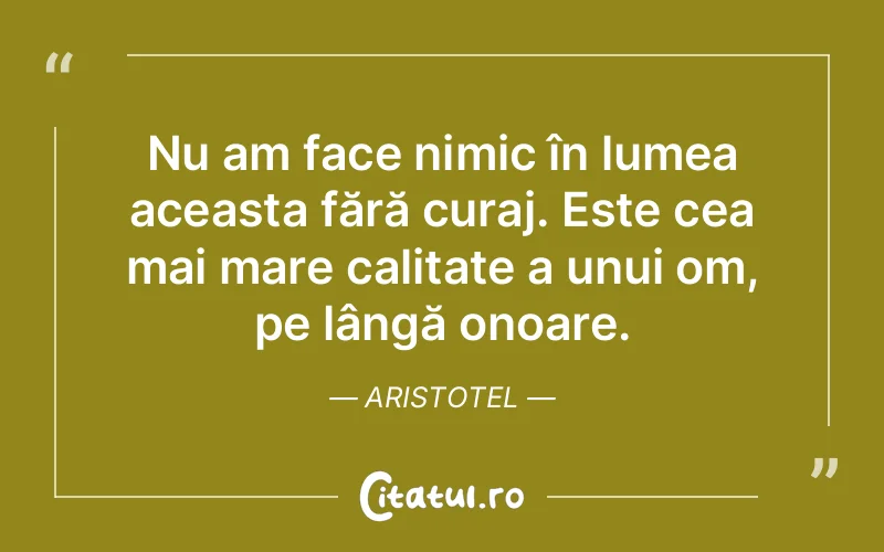 Citat Aristotel - citate motivationale