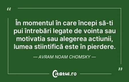 În momentul în care începi să-ți pu...