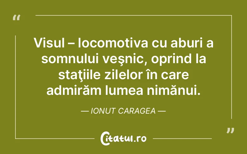 Citat Ionut Caragea - citate motivationale