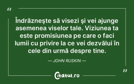 Îndrăzneşte să visezi şi vei ajunge... Îndrăzneşte să visezi şi vei ajunge...