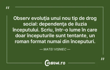 Observ evoluţia unui nou tip de drog so... Observ evoluţia unui nou tip de drog so...