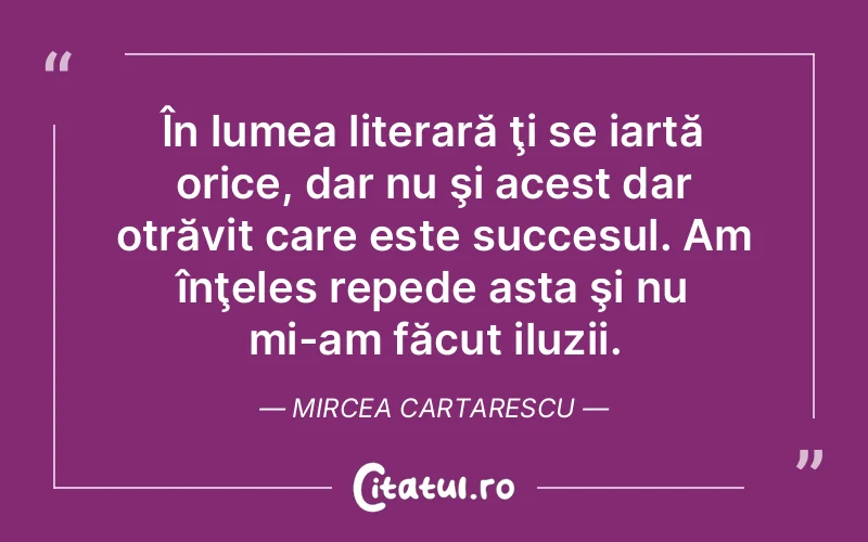 Citat Mircea Cartarescu - citate motivationale