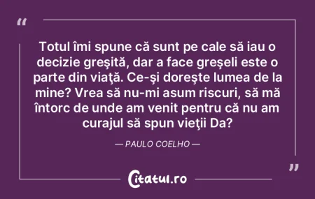 Totul îmi spune că sunt pe cale să ia... Totul îmi spune că sunt pe cale să ia...