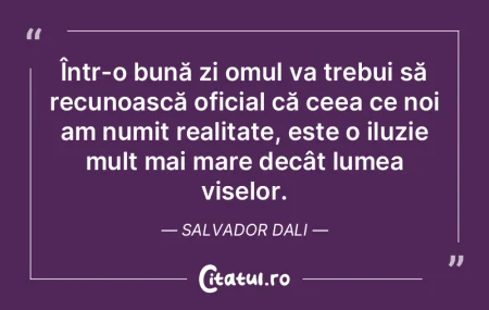 Într-o bună zi omul va trebui să recu... Într-o bună zi omul va trebui să recu...