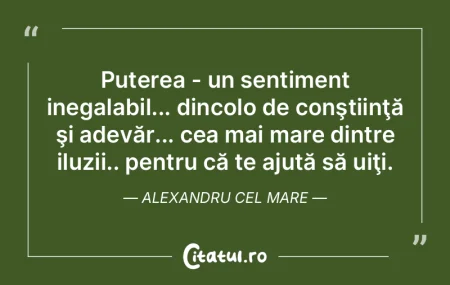Puterea - un sentiment inegalabil... din...
