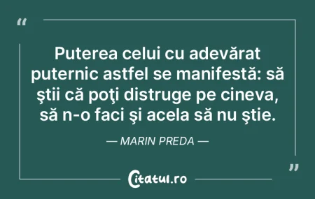 Puterea celui cu adevărat puternic astf... Puterea celui cu adevărat puternic astf...