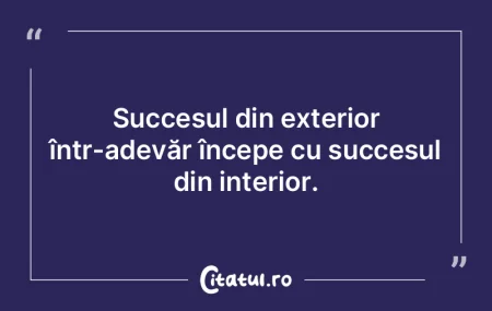 Succesul din exterior într-adevăr înc... Succesul din exterior într-adevăr înc...