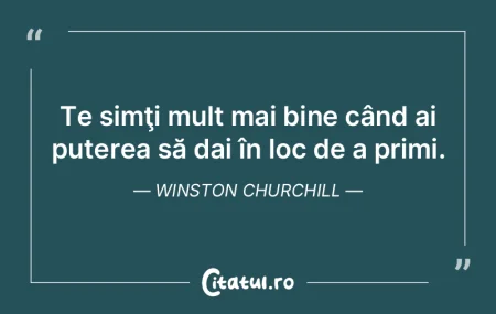 Te simţi mult mai bine când ai puterea... Te simţi mult mai bine când ai puterea...