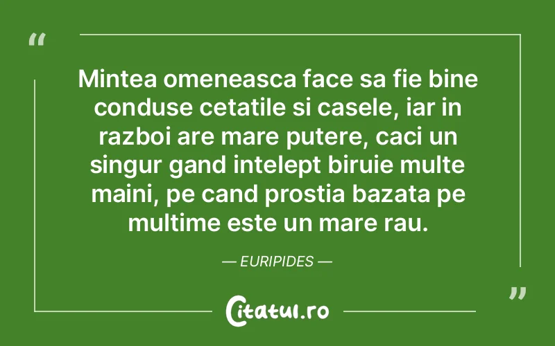 Citat Euripi - citate motivationale