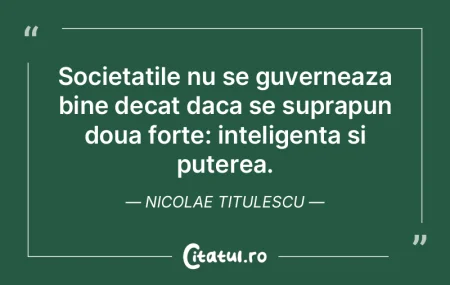 Societatile nu se guverneaza bine decat ... Societatile nu se guverneaza bine decat ...