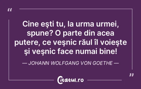 Cine eşti tu, la urma urmei, spune? O p...