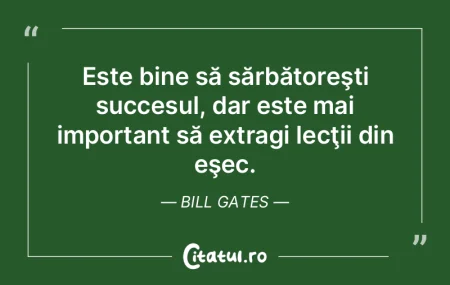 Este bine să sărbătoreşti succesul, ... Este bine să sărbătoreşti succesul, ...
