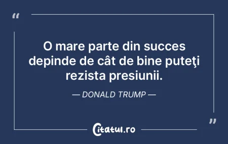 O mare parte din succes depinde de cât ... O mare parte din succes depinde de cât ...