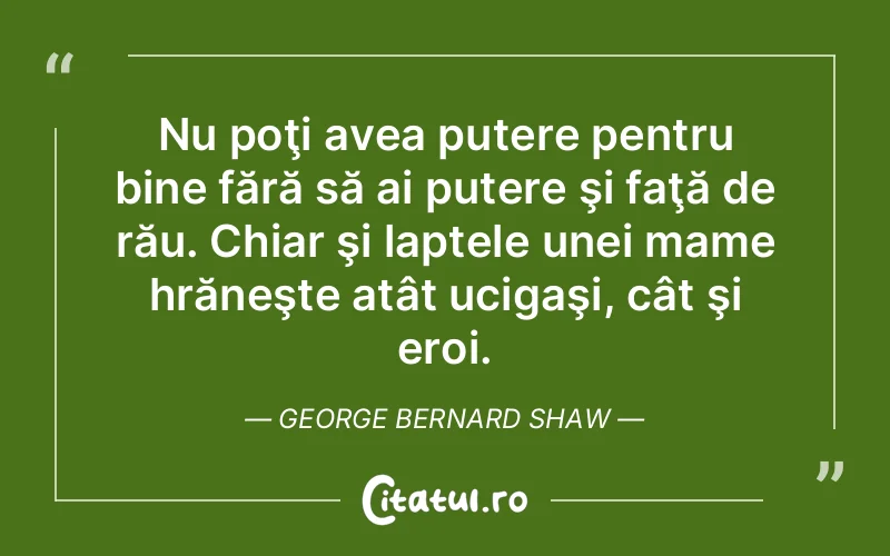 Citat George Bernard Shaw - citate motivationale