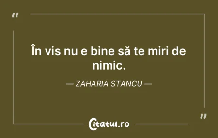 În vis nu e bine să te miri de nimic. ... În vis nu e bine să te miri de nimic. ...