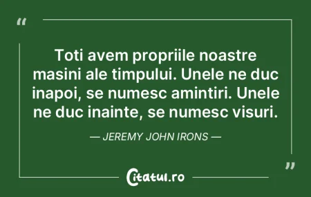 Toti avem propriile noastre masini ale t... Toti avem propriile noastre masini ale t...