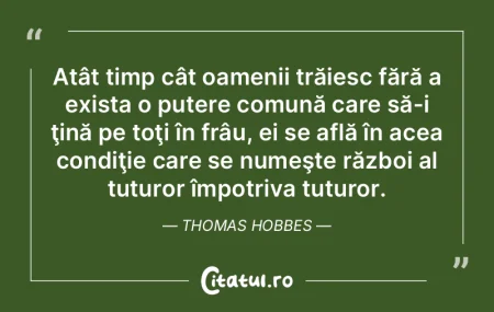 Atât timp cât oamenii trăiesc fără ...