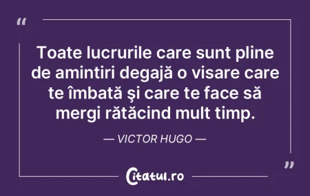 Toate lucrurile care sunt pline de amint...