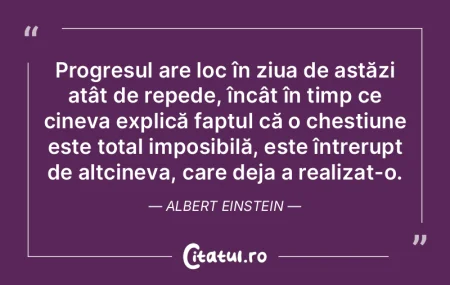Progresul are loc în ziua de astăzi at...