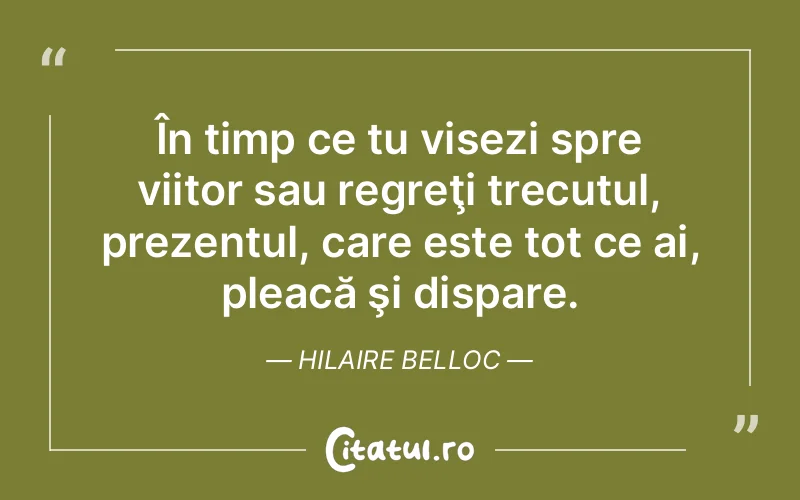Citat Hilaire Belloc - citate motivationale