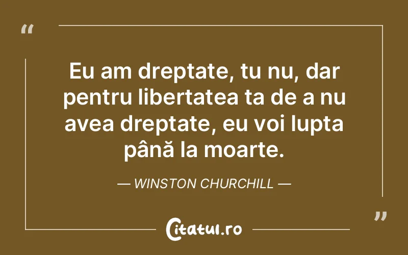 Citat Winston Churchill - citate motivationale