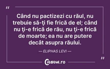 Când nu pactizezi cu răul, nu trebuie ... Când nu pactizezi cu răul, nu trebuie ...