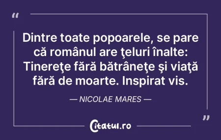 Dintre toate popoarele, se pare că romÃ... Dintre toate popoarele, se pare că romÃ...