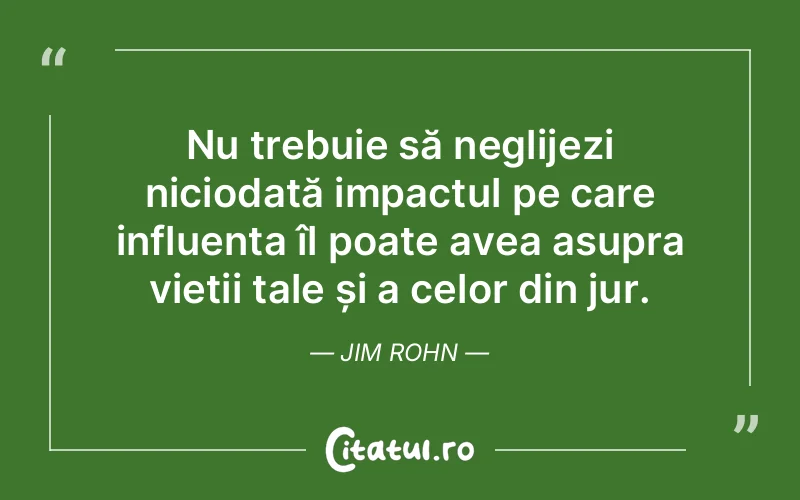 Citat Jim Rohn - citate motivationale