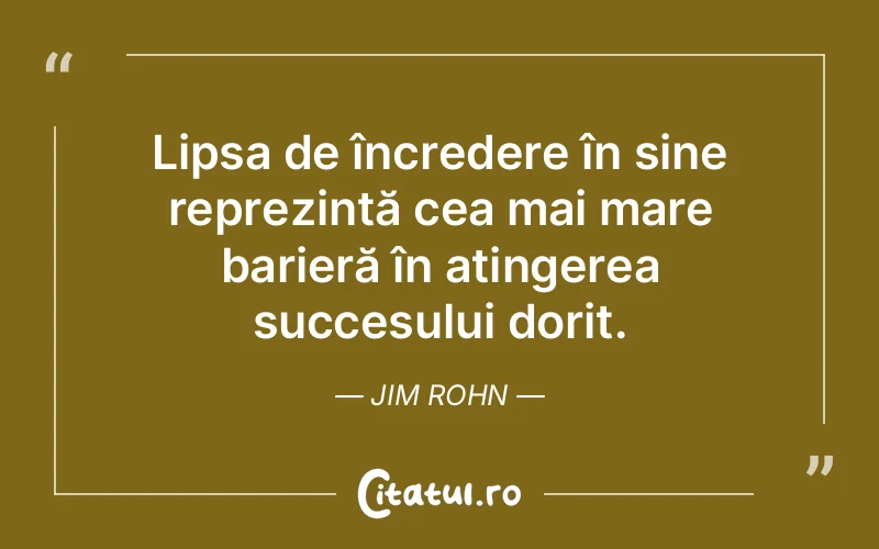 Citat Jim Rohn - citate motivationale