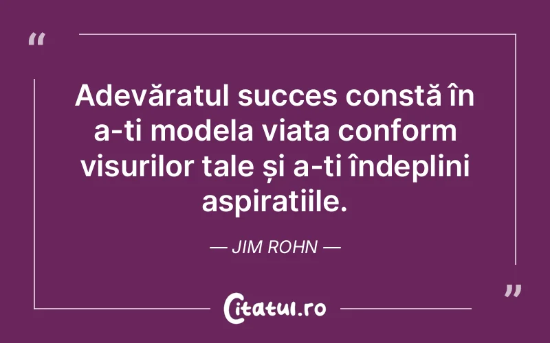 Citat Jim Rohn - citate motivationale