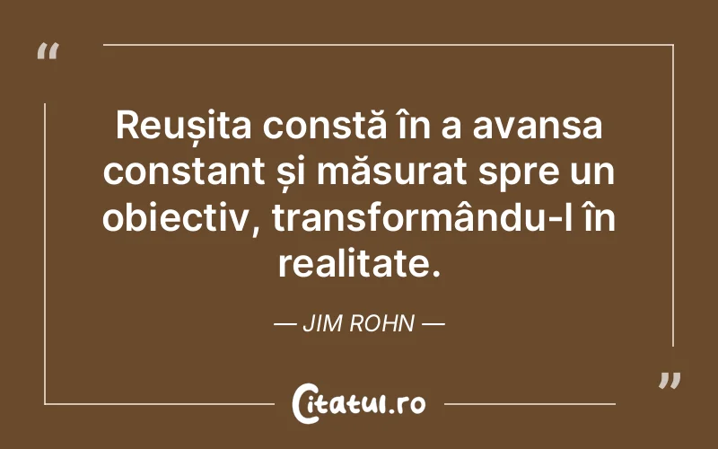 Citat Jim Rohn - citate motivationale