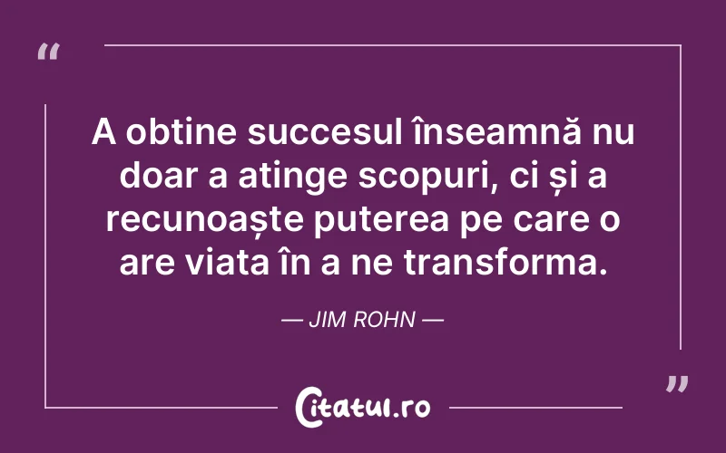 Citat Jim Rohn - citate motivationale