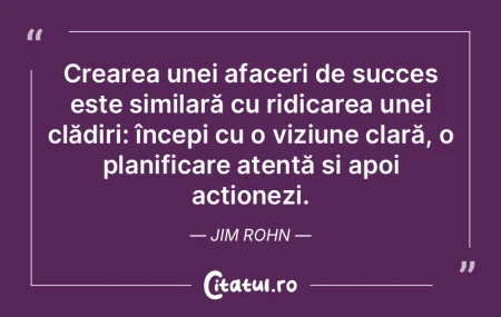 Crearea unei afaceri de succes este simi...