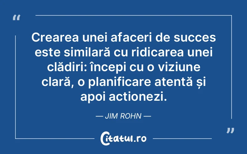 Citat Jim Rohn - citate motivationale