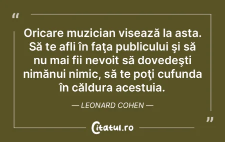 Oricare muzician visează la asta. Să t... Oricare muzician visează la asta. Să t...