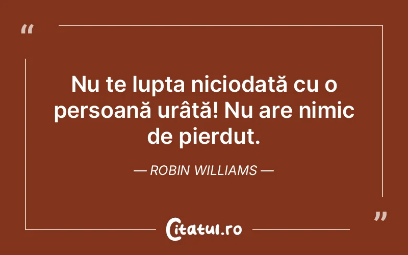 Citat Robin Williams - citate motivationale