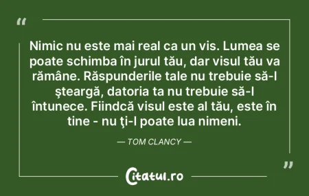 Nimic nu este mai real ca un vis. Lumea ...