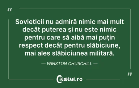 Sovieticii nu admiră nimic mai mult dec... Sovieticii nu admiră nimic mai mult dec...