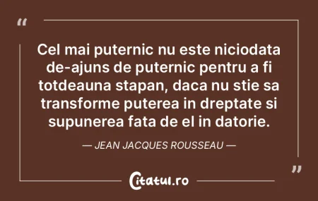 Cel mai puternic nu este niciodata de-aj... Cel mai puternic nu este niciodata de-aj...