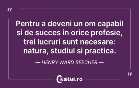 Pentru a deveni un om capabil si de succ... Pentru a deveni un om capabil si de succ...