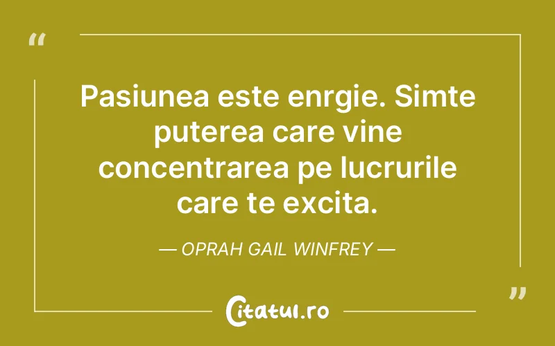 Citat Oprah Gail Winfrey - citate motivationale