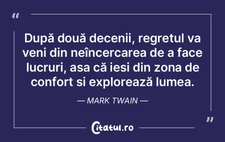 După două decenii, regretul va veni di... După două decenii, regretul va veni di...