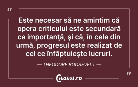 Este necesar să ne amintim că opera cr... Este necesar să ne amintim că opera cr...