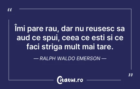 Îmi pare rau, dar nu reusesc sa aud ce ...