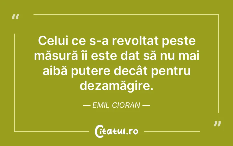 Citat Emil Cioran - citate motivationale