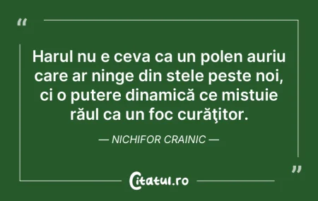 Harul nu e ceva ca un polen auriu care a...